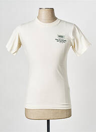Tricou guler rotund bej VANS homme