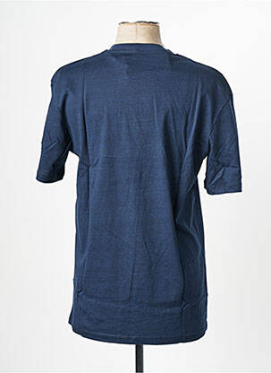 Tricou guler rotund albastru JACK & JONES bărbat
