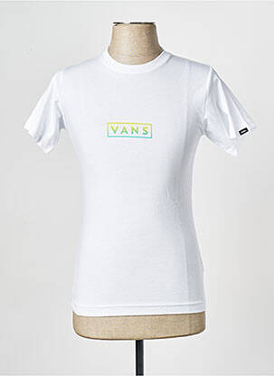 Tricou guler rotund alb VANS bărbat