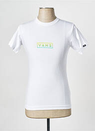 Tricou guler rotund alb VANS homme