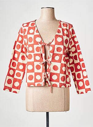 Top roșu THINKING MU femeie