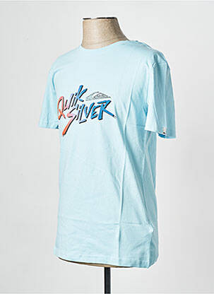 Tricou guler rotund albastru QUIKSILVER bărbat