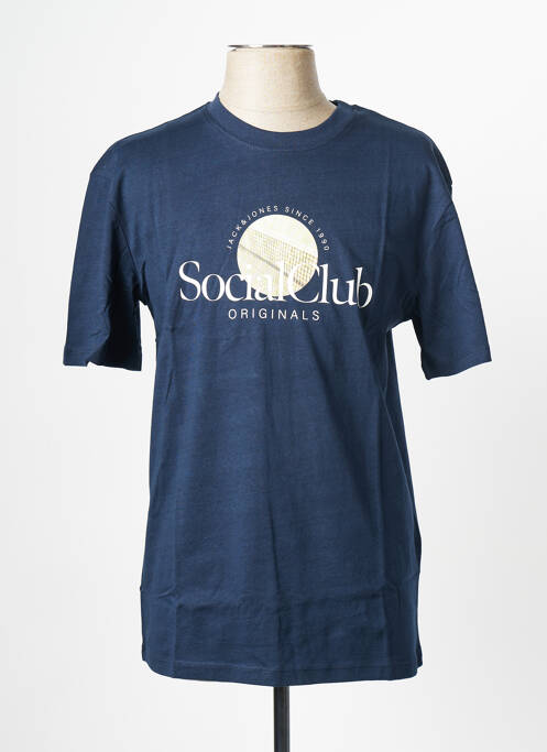 Tricou albastru JACK & JONES bărbat