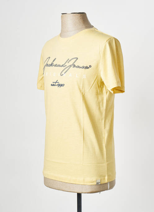 Tricou galben JACK & JONES bărbat