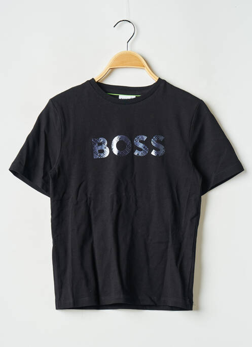 Tricou negru HUGO BOSS băiat