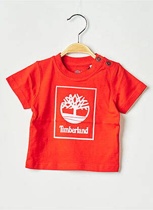 Tricou guler rotund portocalie TIMBERLAND băiat