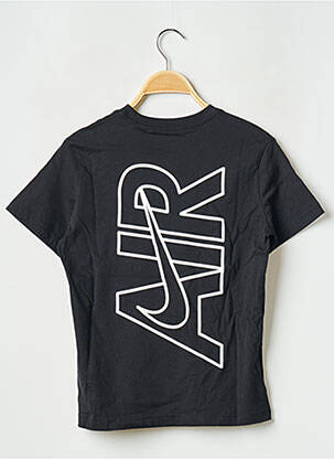 Tricou guler rotund negru NIKE fată