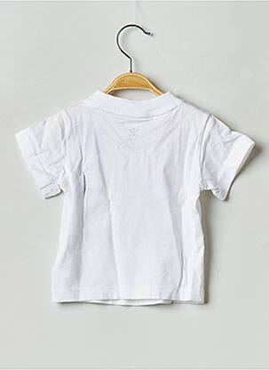 Tricou guler rotund alb ADIDAS copil