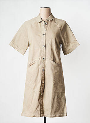 Rochie scurtă maro ICHI femeie