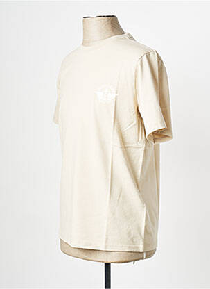 Tricou guler rotund bej DOCKERS bărbat