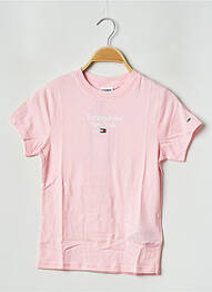 Tricou guler rotund roz TOMMY HILFIGER fată