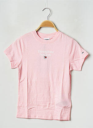 Tricou roz TOMMY HILFIGER femeie