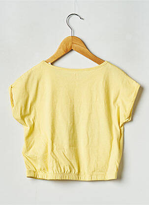 Tricou guler rotund galben ROXY fată