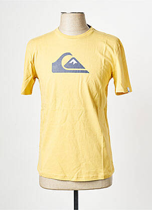 Tricou guler rotund galben QUIKSILVER bărbat