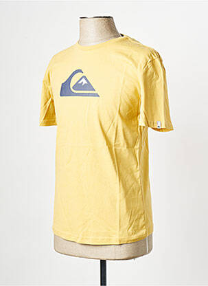 Tricou guler rotund galben QUIKSILVER bărbat