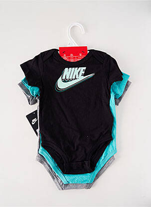 Body de lenjerie guler rotund gri NIKE băiat