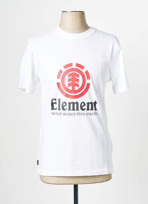 Tricou alb ELEMENT bărbat