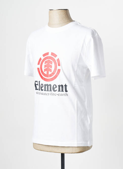 Tricou alb ELEMENT bărbat