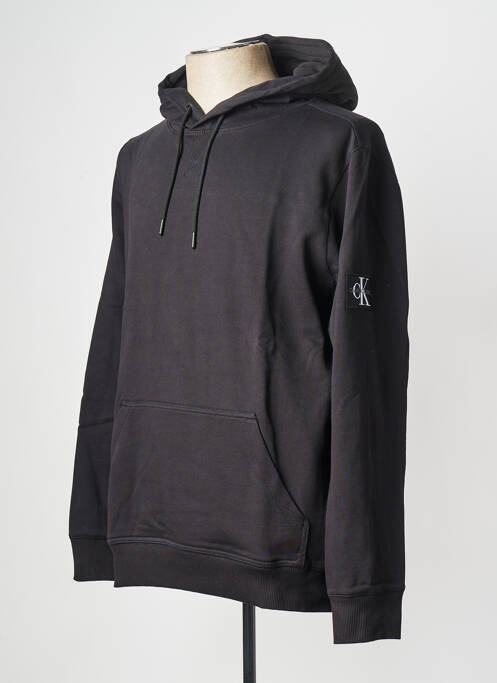 Hanorac cu glugă negru CALVIN KLEIN bărbat