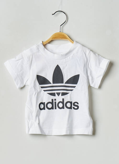 Tricou alb ADIDAS copil