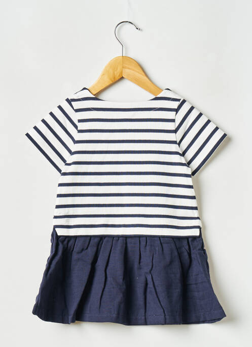 Rochie midi alb PETIT BATEAU fată