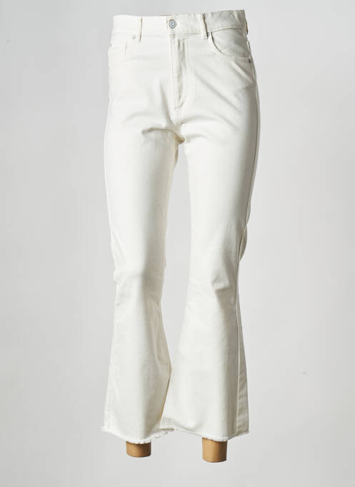 Blugi bootcut alb IKKS femeie