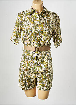 Salopetă scurtă verde LA PETITE FRANCAISE femeie