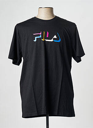Tricou guler rotund negru FILA bărbat