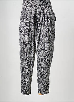 Pantalon larg negru SEE U SOON femeie
