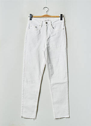 Blugi cu croială slim alb B.YOUNG femeie