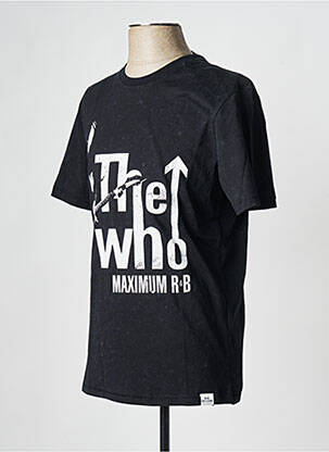 Tricou guler rotund negru ONLY & SONS bărbat