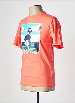 Tricou guler rotund portocalie ADIDAS bărbat