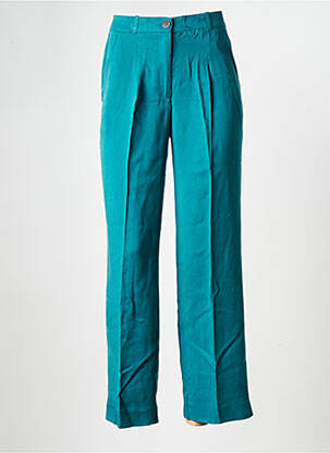 Pantalon larg albastru IKKS femeie