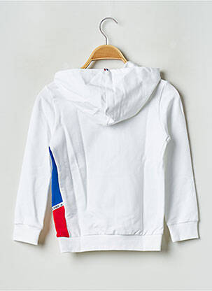 Hanorac cu glugă guler rotund alb LE COQ SPORTIF copil