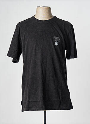 Tricou guler rotund negru ELEMENT bărbat