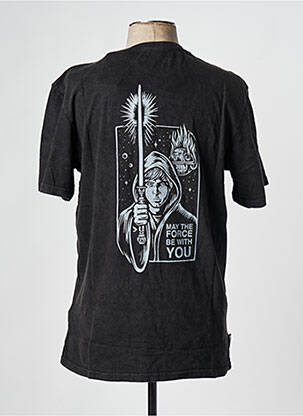 Tricou guler rotund negru ELEMENT bărbat