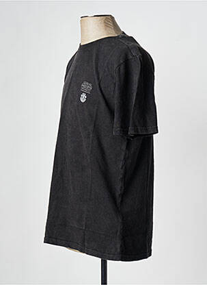 Tricou guler rotund negru ELEMENT bărbat