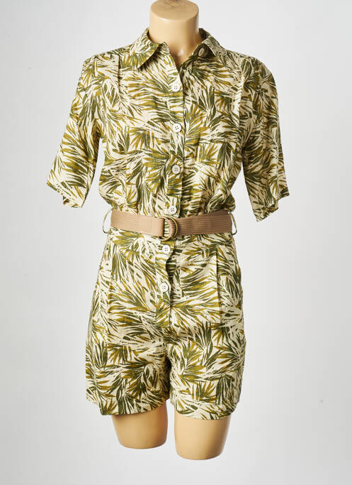 Salopetă scurtă verde LA PETITE FRANCAISE femeie