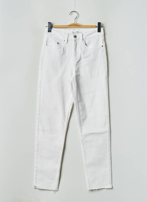 Blugi cu croială slim alb B.YOUNG femeie