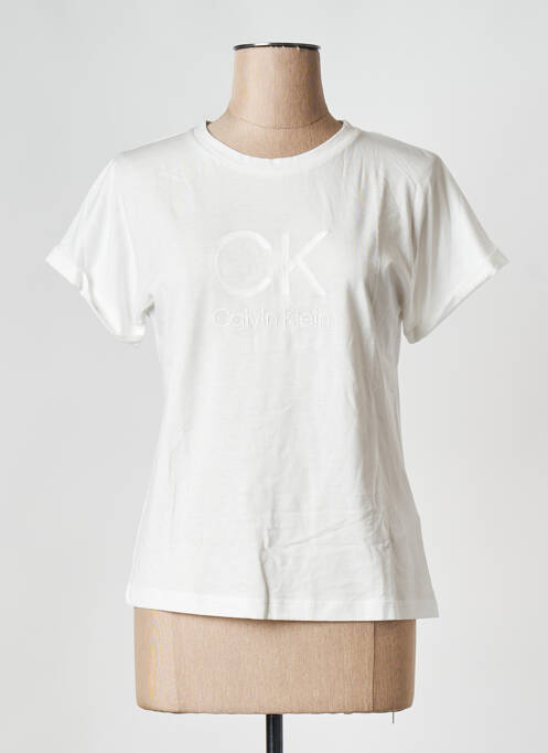Tricou alb CALVIN KLEIN femeie