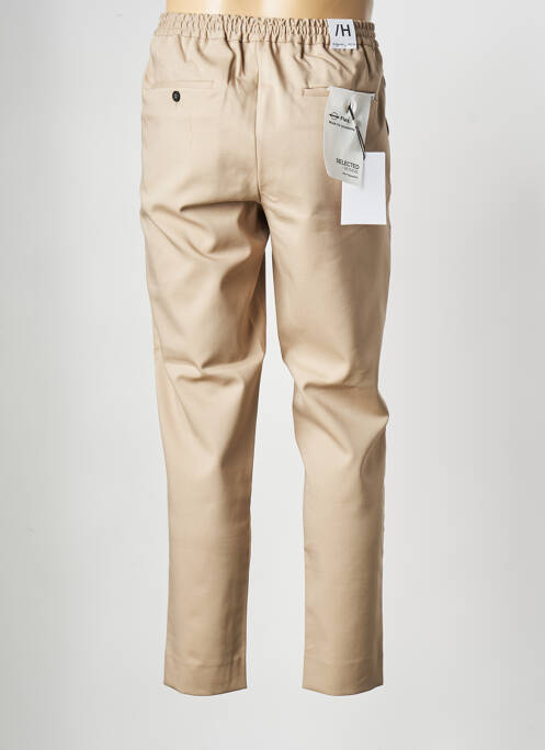 Pantalon drept bej SELECTED bărbat