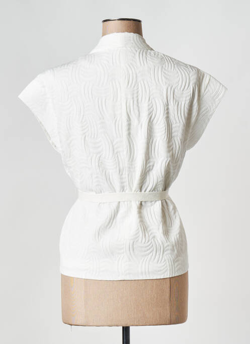 Vestă fără mâneci alb SEE U SOON femeie