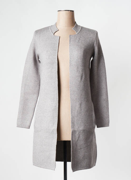 Vestă cu mâneci lungi gri MORGAN femeie