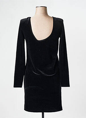 Rochie scurtă guler rotund negru VILA femeie