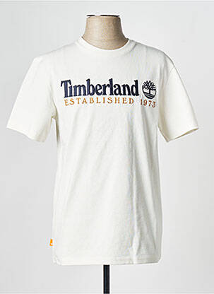 Tricou guler rotund alb TIMBERLAND bărbat
