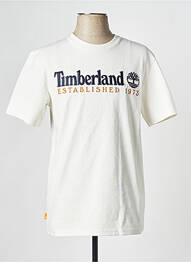 Tricou guler rotund alb TIMBERLAND homme