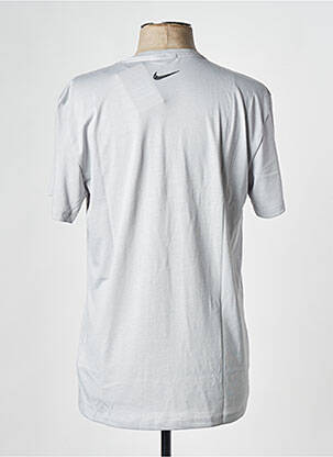 Tricou guler rotund gri NIKE bărbat