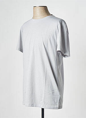 Tricou guler rotund gri NIKE bărbat