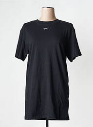 Tricou guler rotund negru NIKE femme