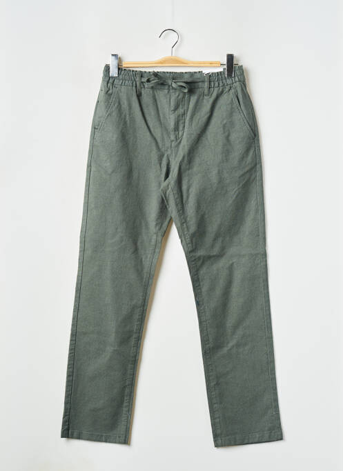 Pantalon drept verde KNOWLEDGE COTTON APPAREL bărbat